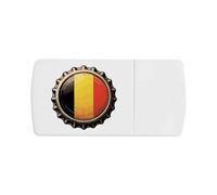Azeeda 'Belgium Flag Bottle Cap' Pill Box with Splitter (PI00045310)