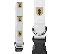Azeeda 'Berkshire Banner' Dog Collar - White, L (PR00084224)