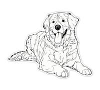 Azeeda 'Bernese Mountain Dog' Clear Premium Vinyl Decal Stickers - Waterproof, Durable & Easy to Apply - for Car Bumpers, Windows, Bins & More - XXL (720mm) (DC00155321)