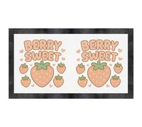 Azeeda 'Berry Sweet Strawberries' Pet Feeding Mat (PM00030687)