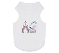 Azeeda 'Best Dance Teacher' Pet Dog/Cat T-Shirt, S (PT00130577)