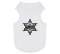 Azeeda 'Best Ever Teacher' Pet Dog/Cat T-Shirt, S (PT00169729)