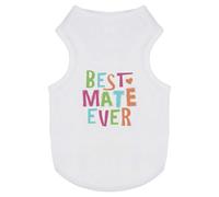 Azeeda 'Best Mate Ever' Pet Dog/Cat T-Shirt, M (PT00187442)