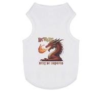 Azeeda 'Beware Here Be Dragons' Pet Dog/Cat T-Shirt, L (PT00189403)