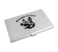 Azeeda 'Beware of Dog German Shepherd ' Business Card Holder/Credit Card Wallet (CH00046385)