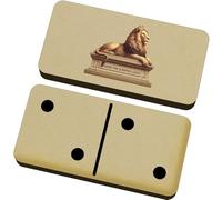 Azeeda 'Beware The Sleeping Lion' Domino Set & Box (DM00051937)