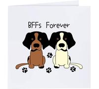 Azeeda 'BFFs Forever' Blank Greeting Card (GC00091161)