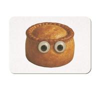 Azeeda 'Big Eyed Pork Pie' Rectangular Fridge Magnet - Decorative Refrigerator & Whiteboard Magnet for Home, Kitchen or Office - 70mm x 49mm (FM00062397)