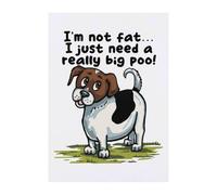 Azeeda 'Big Poo Dog' Temporary Tattoo - Water Resistant, Skin-Safe, Non-Toxic Transfer (TO00093723)