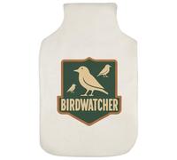 Azeeda 'Bird Watcher Emblem' Hot Water Bottle Cover (HW00043079)