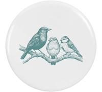 Azeeda 'Birds On Branch' Button/Lapel Badges (BB065002) | Pin Back Badges for Clothes, Bags, Accessories and Gifts