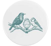 Azeeda 'Birds On Branch' Button/Lapel Badges (BB065002) | Pin Back Badges for Clothes, Bags, Accessories and Gifts