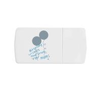 Azeeda 'Birthday Wishes Love from Your Mums' Pill Box with Tablet Splitter (PI00040123)
