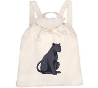Azeeda 'Black Panther' Canvas Rucksack/Backpack (RK00046810)