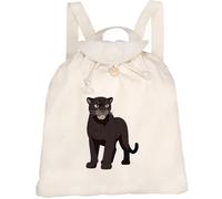 Azeeda 'Black Panther' Canvas Rucksack/Backpack (RK00046811)