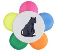 Azeeda 'Black Panther' Flower Shape Highlighter Pen (HL00046221)