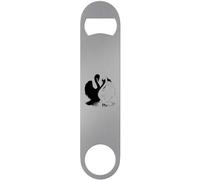 Azeeda 'Black & White Swans' Bar Blade Bottle Opener (BR00025815)