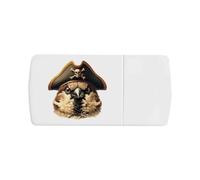 Azeeda 'Blackbeard Pirate Sparrow' Pill Box with Tablet Splitter (PI00036850)