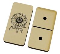Azeeda 'Blossoming Sunflower' Domino Set & Box (DM00054967)