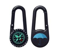 Azeeda 'Blue Umbrella' Compass Keyring (KC00043671)