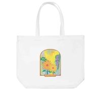 Azeeda 'Boho Flowers In A Window' Tote Shopping Bag For Life (BG00092836)