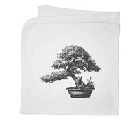 Azeeda 'Bonsai Tree in Pot' Cotton Baby Blanket/Shawl (BY00050884)