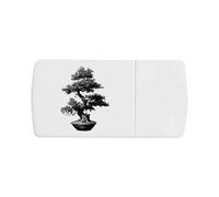 Azeeda 'Bonsai Tree in Pot' Pill Box with Tablet Splitter (PI00039550)