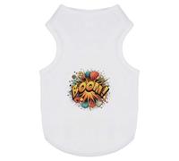 Azeeda 'BOOM Comic Book Art' Pet Dog/Cat T-Shirt, L (PT00161835)