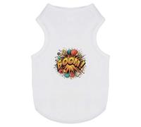 Azeeda 'BOOM Comic Book Art' Pet Dog/Cat T-Shirt, M (PT00161834)