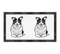 Azeeda 'Border Collie Dog' Pet Feeding Mat (PM00035896)