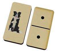 Azeeda 'Border Collie' Domino Set with Box (DM00025745)