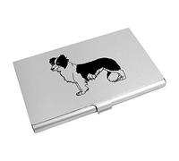 Azeeda 'Border Collie' Metal Business Card Holder (CH00000416)