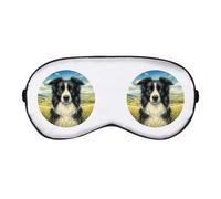 Azeeda 'Border Collie Portrait' Sleep/Travel Eye Mask (EY00031838)