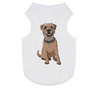 Azeeda 'Border Terrier' Pet Dog/Cat T-Shirt, M (PT00085182)