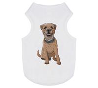 Azeeda 'Border Terrier' Pet Dog/Cat T-Shirt, S (PT00085181)