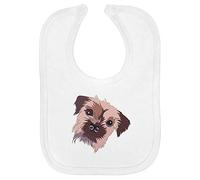 Azeeda 'Border Terrier' Soft Cotton Baby Bib (BI00019996)