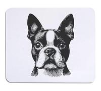 Azeeda 'Boston Terrier' Mouse Mat/Desk Pad (MO00034048)