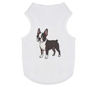 Azeeda 'Boston Terrier' Pet Dog/Cat T-Shirt, S (PT00178545)