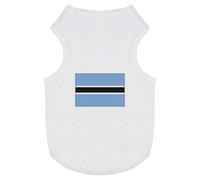 Azeeda 'Botswana Flag' Pet Dog/Cat T-Shirt, XS (PT00075728)