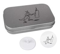 Azeeda 'Boxing Kangaroo' Golf Markers Gift Set (GO00073226)