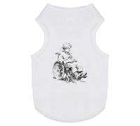 Azeeda 'Boy in Wheelchair' Pet Dog/Cat T-Shirt, S (PT00172161)