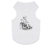 Azeeda 'Boy in Wheelchair' Pet Dog/Cat T-Shirt, XS (PT00172160)
