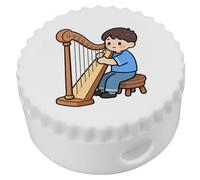 Azeeda 'Boy Playing Harp' Compact Pencil Sharpener (PS00054610)