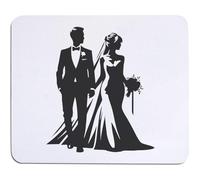 Azeeda 'Bride & Groom' Mouse Mat/Desk Pad (MO00045620)