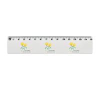 Azeeda 'Bring Me Flowers' 15cm (6 Inch) White Plastic Ruler (RL00105407)