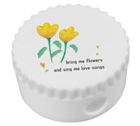 Azeeda 'Bring Me Flowers' Compact Pencil Sharpener (PS00052659)