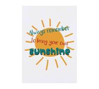 Azeeda 'Bring Your Own Sunshine' Temporary Tattoo - A6 (TO00099963)