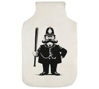 Azeeda 'British Bobby On The Beat' Hot Water Bottle Cover (HW00043610)