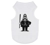 Azeeda 'British Bobby On The Beat' Pet Dog/Cat T-Shirt, S (PT00162661)
