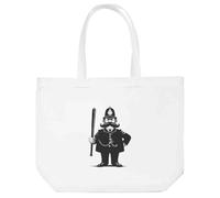 Azeeda 'British Bobby On The Beat' Tote Shopping Bag For Life (BG00085374)